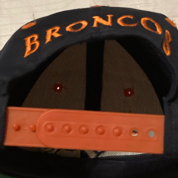 Vintage 90s Denver Broncos adult SnapBack football hat cap one size - Picture 4 of 7
